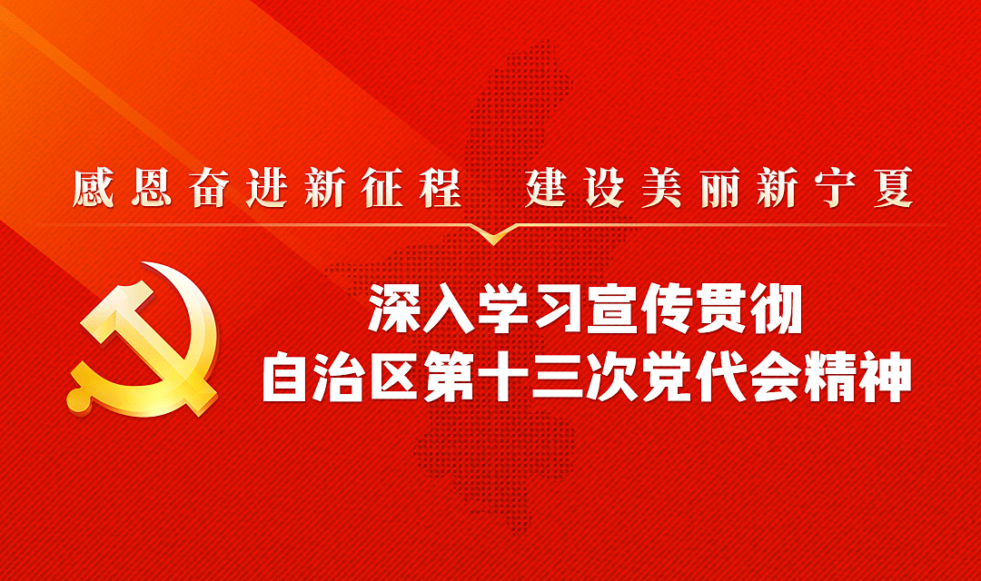 感恩奋进新征程  建设美丽新宁夏——深入学习宣传贯彻自治区第十三次党代会